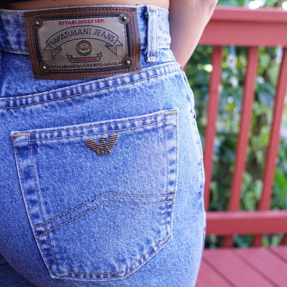 Giorgio Armani | Jeans | High Waisted Mom Jeans Armani Jeans Vintage |  Poshmark